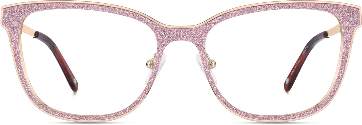 Pink Square Glasses