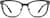 Front view of Square Glasses 3221821 in Black thumbnail