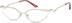 Oval Glasses 3222014 in Champagne