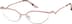 Oval Glasses 3222019 in Rose Gold
