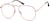 Angle view of Aviator Glasses 3222118 in Red thumbnail