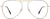 Front view of Aviator Glasses 3222121 in Black thumbnail