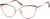 Angle view of Cat-Eye Glasses 3222218 in Red thumbnail