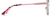 Side view of Cat-Eye Glasses 3222218 in Red thumbnail