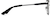 Side view of Cat-Eye Glasses 3222221 in Black thumbnail