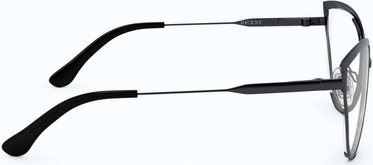 Side view of Cat-Eye Glasses 3222221 in Black thumbnail
