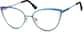 Angle view of Cat-Eye Glasses 3222229 in Multicolor thumbnail