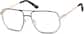 Angle view of Aviator Glasses 3222321 in Black thumbnail