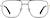 Front view of Aviator Glasses 3222321 in Black thumbnail