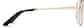 Side view of Aviator Glasses 3222321 in Black thumbnail