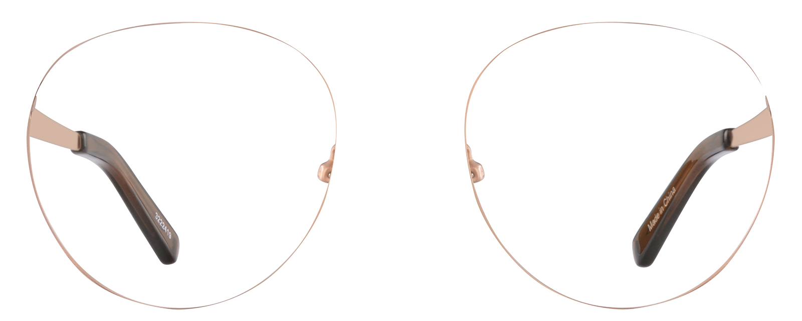 Gold Aviator Glasses #3222414 | Zenni Optical