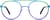 Front view of Aviator Glasses 3222429 in Multicolor thumbnail