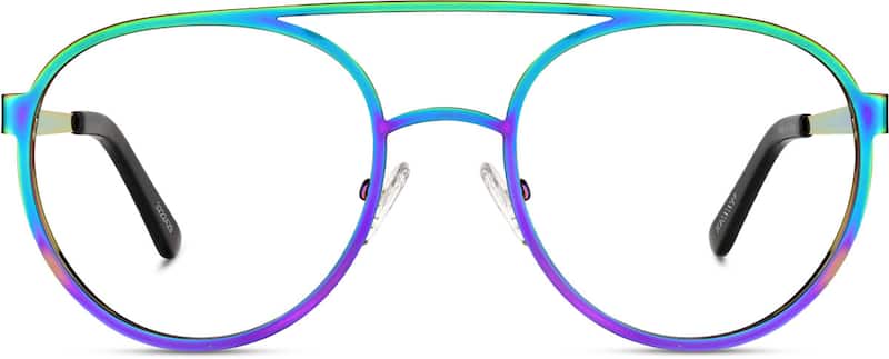 Multicolor Aviator Glasses