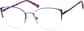 Angle view of Cat-Eye Glasses 3222517 in Ultraviolet thumbnail