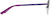 Side view of Cat-Eye Glasses 3222517 in Ultraviolet thumbnail