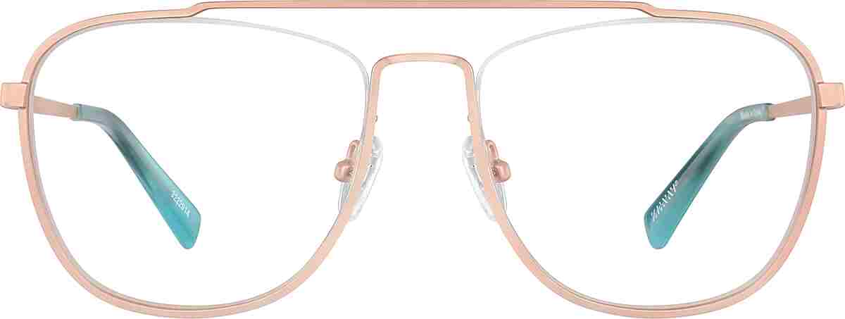 Rose Gold Aviator Glasses