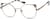 Angle view of Cat-Eye Glasses 3223215 in Brown thumbnail