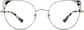 Front view of Cat-Eye Glasses 3223215 in Brown thumbnail