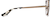 Side view of Cat-Eye Glasses 3223215 in Brown thumbnail