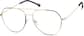 Angle view of Aviator Glasses 3223621 in Black thumbnail