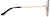Side view of Aviator Glasses 3223621 in Black thumbnail