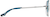 Side view of Aviator Glasses 3223624 in Turquoise thumbnail