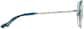 Side view of Aviator Glasses 3223624 in Turquoise thumbnail