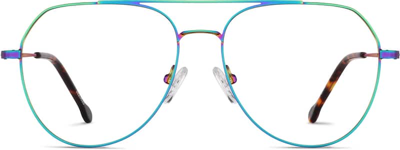Iridescent Aviator Glasses