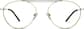 Front view of Aviator Glasses 3223824 in Olive thumbnail