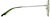 Side view of Aviator Glasses 3223824 in Olive thumbnail