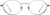 Front view of Oval Glasses 3224012 in Grey thumbnail
