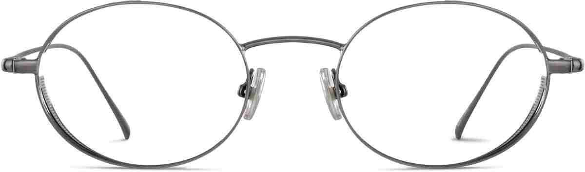 Grey Oval Glasses
