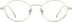 Oval Glasses 3224014 in Gold