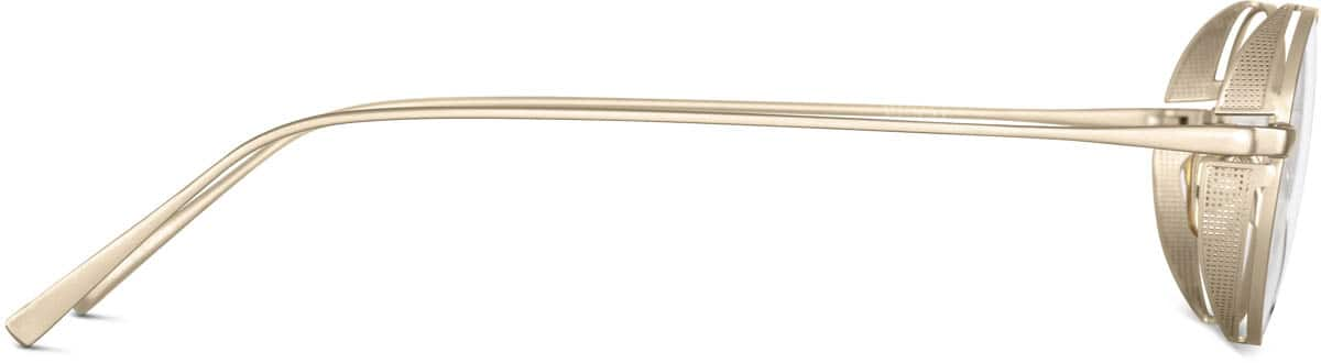 Side view of Oval Glasses 3224014 in Gold