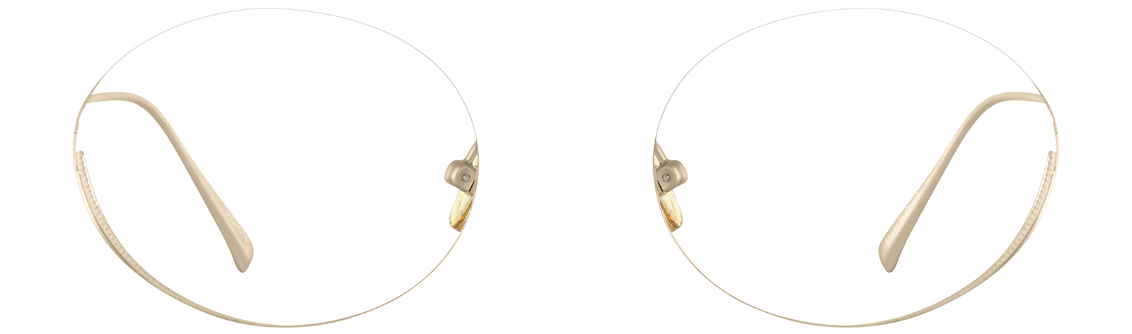 Gold Oval Glasses #3224014 | Zenni Optical Canada