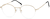 Angle view of Round Glasses 3224114 in Gold thumbnail