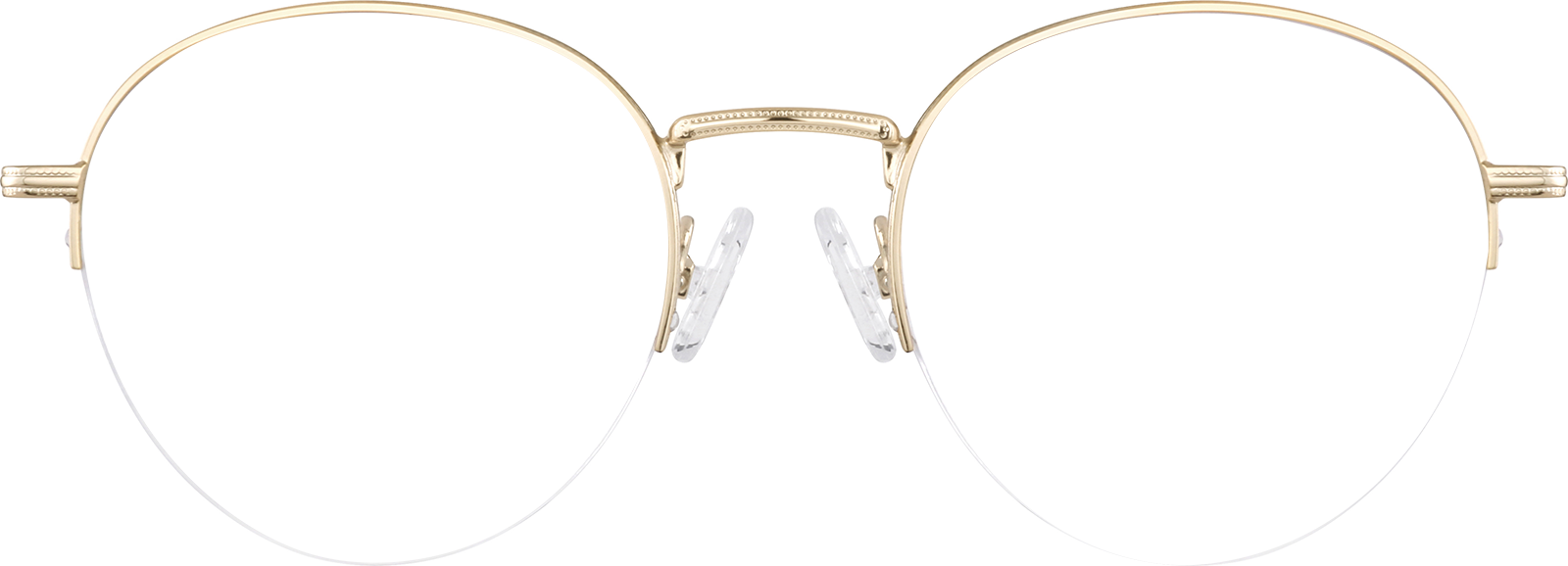 Gold Round Glasses #3224114 | Zenni Optical