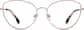 Front view of Cat-Eye Glasses 3224619 in Rose Gold thumbnail