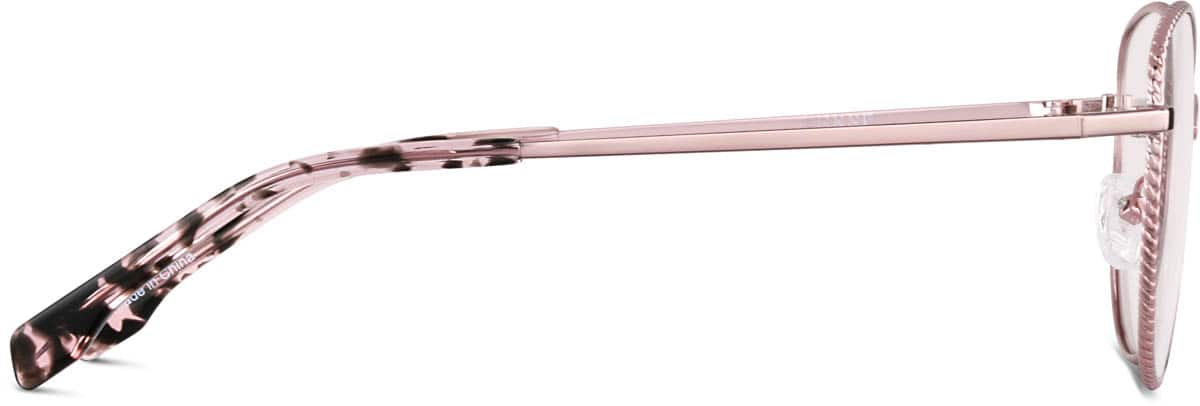 Side view of Cat-Eye Glasses 3224619 in Rose Gold