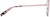 Side view of Cat-Eye Glasses 3224619 in Rose Gold thumbnail