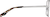 Side view of Square Glasses 3224711 in Silver thumbnail