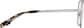 Side view of Square Glasses 3224711 in Silver thumbnail