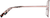 Side view of Square Glasses 3224719 in Rose Gold thumbnail