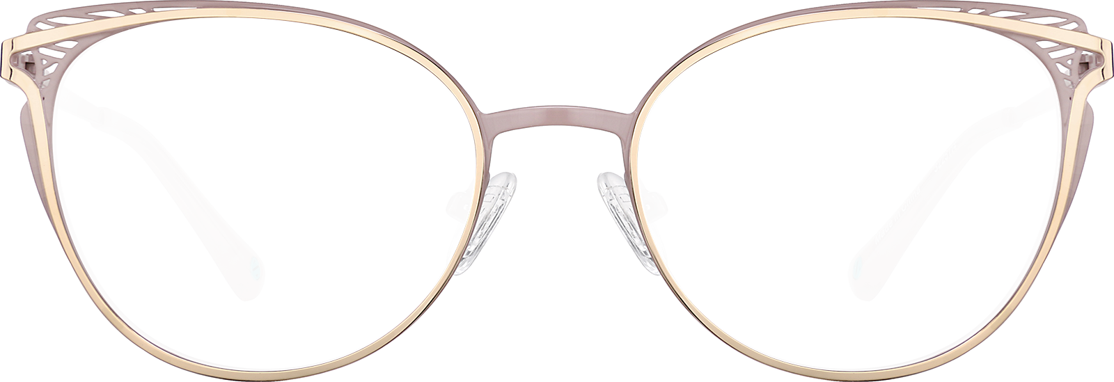Gold Cat-Eye Glasses #3225114 | Zenni Optical Canada