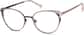 Angle view of Cat-Eye Glasses 3225119 in Rose Gold thumbnail