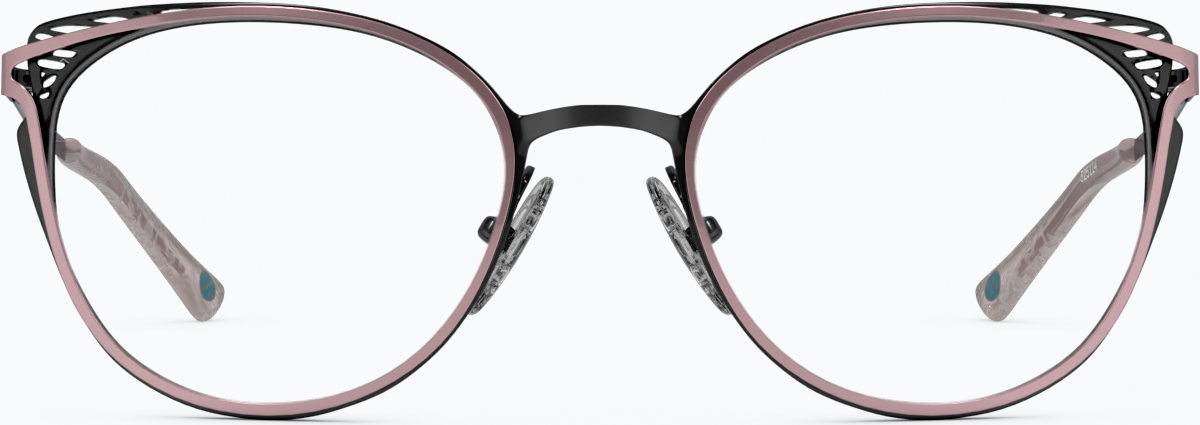 Front view of Cat-Eye Glasses 3225119 in Rose Gold thumbnail