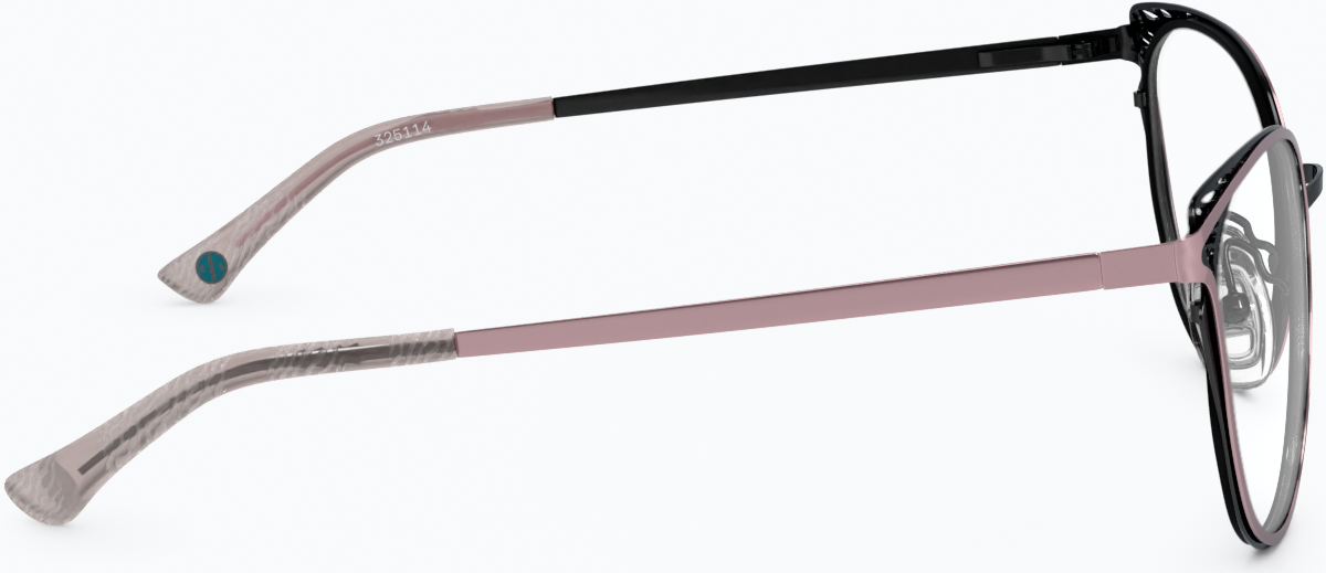 Side view of Cat-Eye Glasses 3225119 in Rose Gold thumbnail