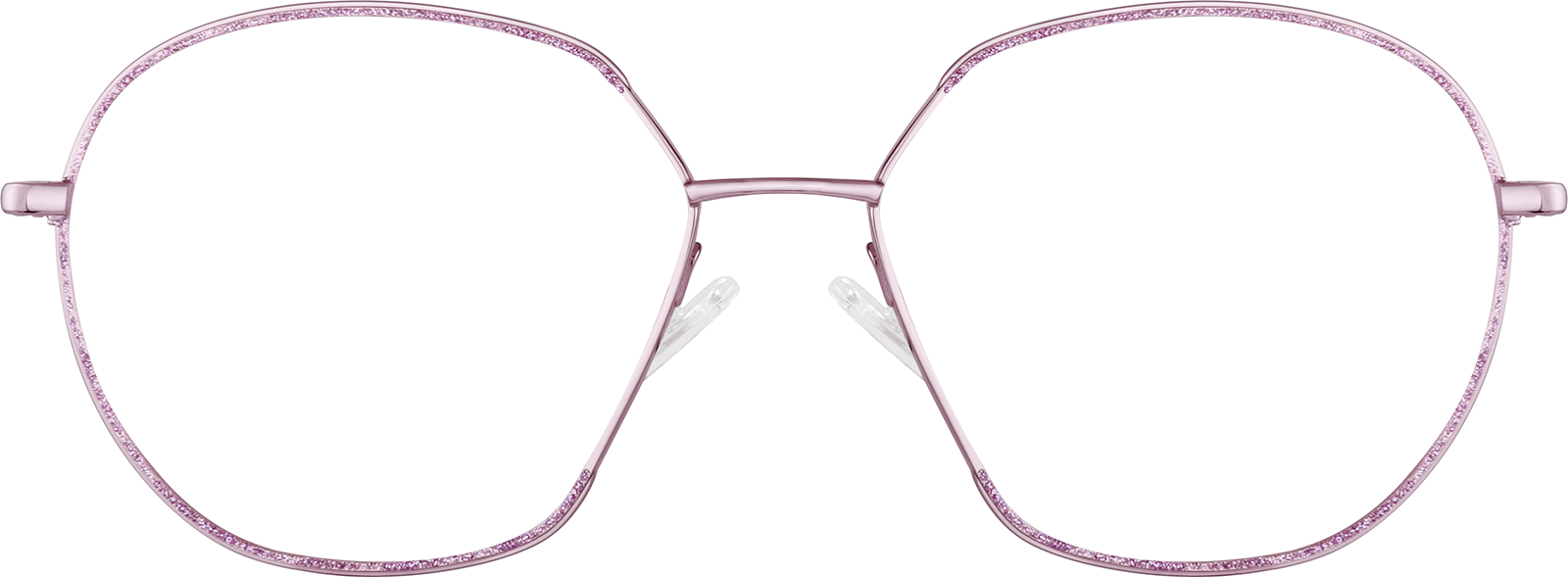 みな Pink Customizable Rimless Glasses #210519 | Zenni Optical