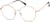 Angle view of Round Glasses 3225414 in Gold thumbnail