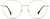 Front view of Round Glasses 3225414 in Gold thumbnail